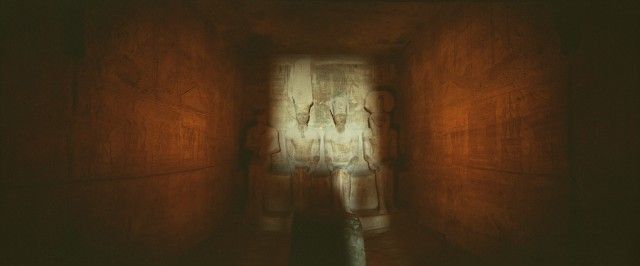 Intérieur de temple, Abou-Simbel, tirage chromogène, 101.5 cm x 137 cm.