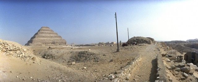 Pyramide à degrés, Saqqara,76 cm x 101.5 cm.