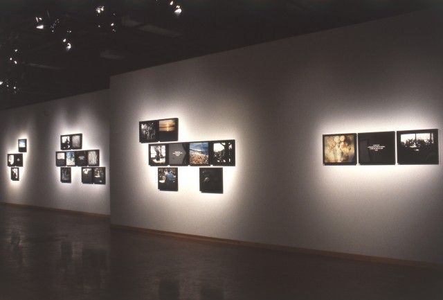 Vue de l’exposition, Montréal, 1997.