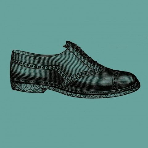 Polyptyque 6, détail 4 (La chaussure), impression au jet d’encre, 101 cm x 101 cm